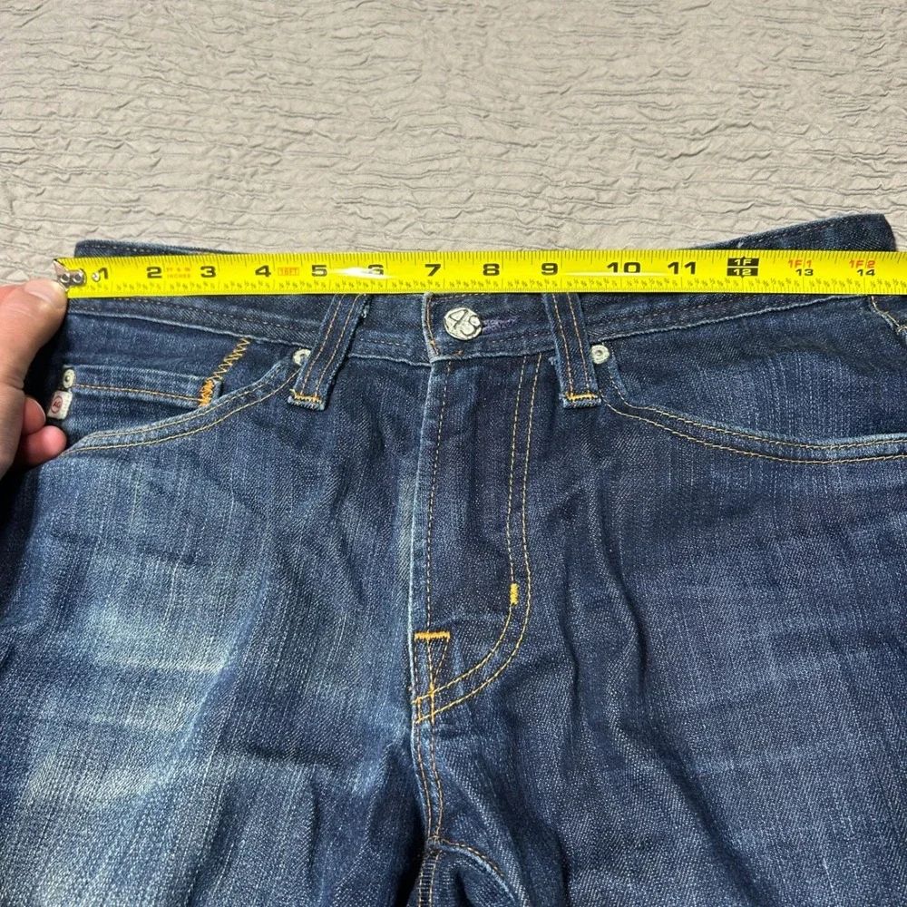 AG Adriano Goldschmied Protege Straight Leg Jeans Dark Wash Blue 28 Made in USA
